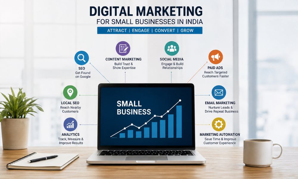 Digital Marketing for Small Businesses in India: A Practical Guide to Getting More Customers Online