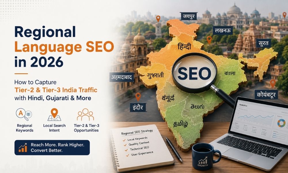 Regional language SEO in 2026 for Hindi and Gujarati audiences in India