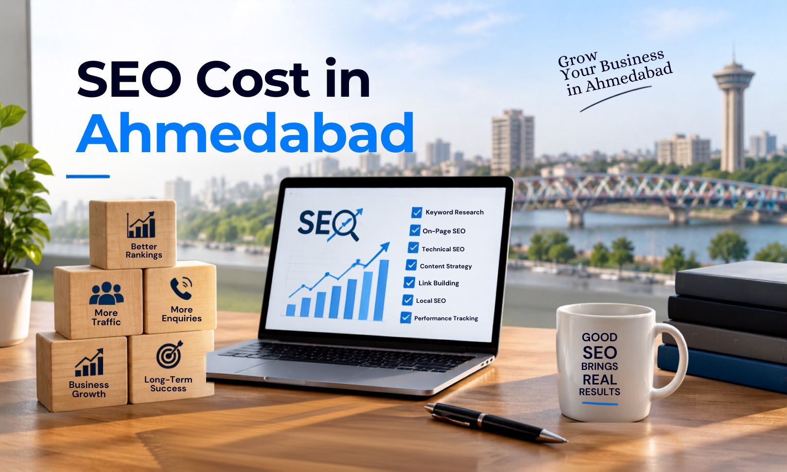 SEO cost in Ahmedabad and digital marketing growth strategy